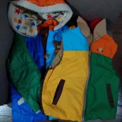 m*n様 ミキハウス リバーシブルジャンパー ベスト 120