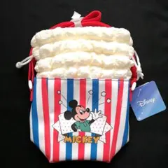 ディズニー　ミッキーマウス　ポップコーン　ポコポコショルダー　バッグ　ポーチ