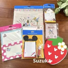 【新品】ディズニーリゾート メモ帳 レターセット ノート おまとめセット