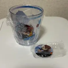 僕のヒーローアカデミア くら寿司コラボ 轟焦凍 コップ＆缶バッジセット ヒロアカ