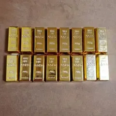フライングタイガー インゴット 金塊マグネット16個セットのサムネイル