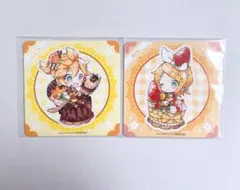 【鏡音リン 鏡音レン】GIGO・アニメイトコラボカフェ コースターまとめ売り