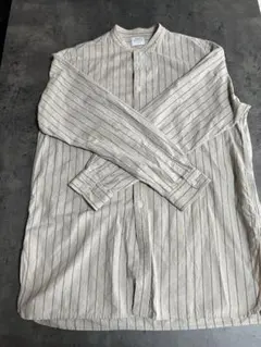 coen シャツ　ストライプ