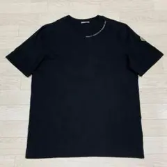 新品同様】モンクレール レタリングロゴワッペン Tシャツ 24SSブラック 