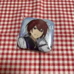 あんスタ　缶バッジ　朱桜司　中国　スクエア缶バッジ