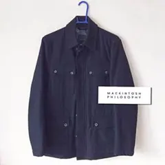 ほぼ新品☆マッキントッシュ☆ウール ショートコート ジャケット ネイビーのサムネイル