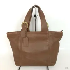 COACH オールドコーチ レザーハンドバッグ ブラウン ヴィンテージ トート
