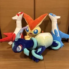 テラパゴス　ラティアス　ラティオス　ビクティニ　ぬいぐるみ　ポケットモンスター