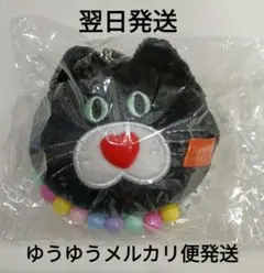 mojojojo　ビーズチェーン付きフェイスマスコット3　黒ネコ