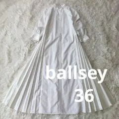 ガジェス Glossy Dress ロングドレスワンピース深V 38アイボリー 