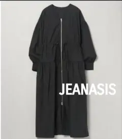 JEANASIS☆フロントZIPマキシワンピース