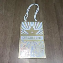 CHRISTIAN DIOR ショップ袋 ゴールド