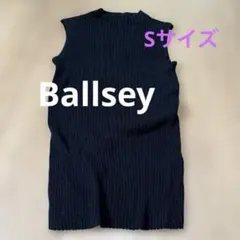 値下げ3日Ballsey 黒　綿リブカットソーSサイズのサムネイル