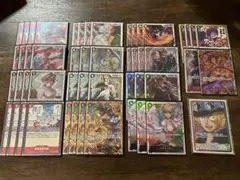 【引退品特価】赤黒サボ　デッキ　ガチ構築　7ゾロ入り　入替パーツ付き 引退品特価】赤黒サボ デッキ ガチ構築 7ゾロ入り 入替パーツ付き