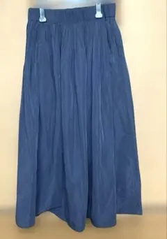 UNIQLO ユニクロ【L】レディース ギャザースカート ネイビー