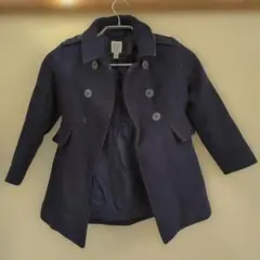 GAP KIDS ネイビー コート S　ピーコート120