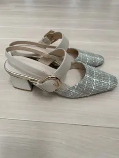 オリエンタルトラフィック　ツイード ハイヒールパンプス