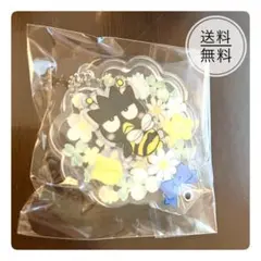 シークレットカスタムアクリルチャーム フラワー バツ丸