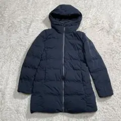 ユニクロ　シームレスダウンパーカ　ネイビー　M