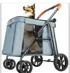 HeyDear ペットカート バギー 黒 中型犬や多頭飼い用 - メルカリ