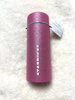 STARBUCKS タンブラー　グリッター　ピンク　ホリデー　スタバ