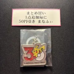 ポケモン 30周年 メタルチャームマスコット ピカチュウ 新品未開封