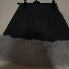 LILLY BROWN ファースカート