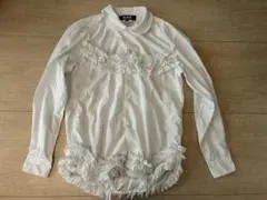 Black comme des garcons 白フリルシャツ 25AWのサムネイル