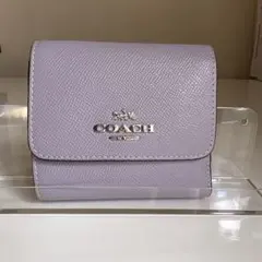 COACH 三つ折り財布 ラベンダー美品　未使用