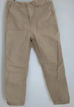 GU　ベージュ　パンツ　S