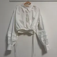 COCODEALホワイト クロップドシャツ サイズ2のサムネイル