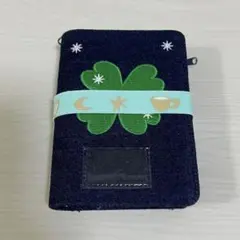 SPINNS デニムバインダー　クローバー　手帳