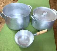 アルミ鍋（大鍋厚手） 業務用 500mm蓋付き炊き出し・イベント最適