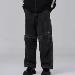 新品　GU UNDER COVER デニム　コンバーチブル　ワイドカーゴパンツ