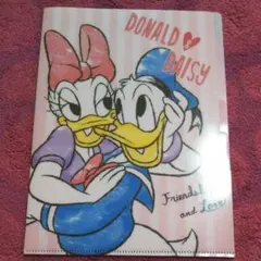 デイジー＆ドナルドクリアファイル