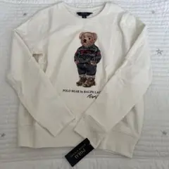 値下げ！【新品】　ラルフローレン　ポロベア　トレーナー　160 ポロ ラルフローレン ガールズポロベア トレーナー トレ-ナ-、パ