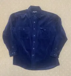 長袖シャツ　Mサイズ　古着　コーデュロイ