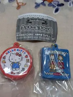 サンリオキャラクターズクッキー缶チャームハローキティ・ザボードビルデュオ