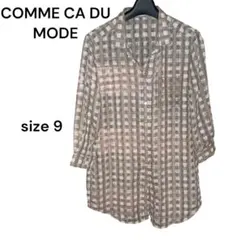 つゆこ様専用☆COMME CA DU MODE コムサデモード 7分袖シャツ9号