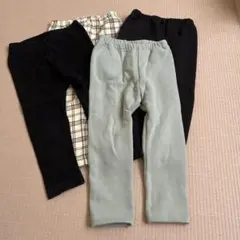 ユニクロ　ベビーパンツ　4点セット　90cm