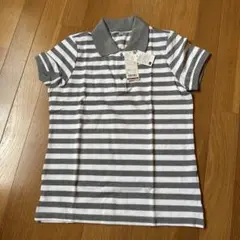 ユニクロ　タグ付き　ドライカノコボーダーポロシャツ