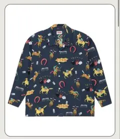 【eanbe】DARK HORSE L/S SHIRT / NAVY