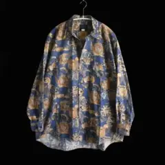 美品 80s vintage aromatic decolo 総柄シャツ