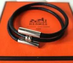 26060✨エルメス バングル セリエ ルーピング レザーブレスレット