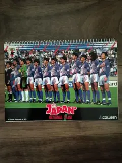 サッカー日本代表チーム ノート COLLEEN レア　貴重　非売品　90年代
