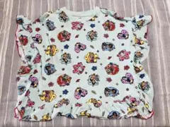 ディズニー プリンセス 総柄 フリルTシャツ