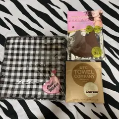タオルハンカチ2枚＆マスク　セット
