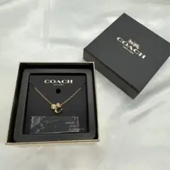 未使用 COACH シグネチャー クリスタル クラスター ネックレス