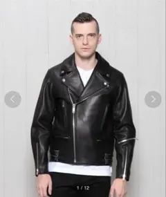 H BEAUTY&YOUTH LAMB LEATHER RIDERS