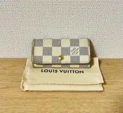 LOUIS VUITTON ダミエ アズール キーケース 4連 - メルカリ